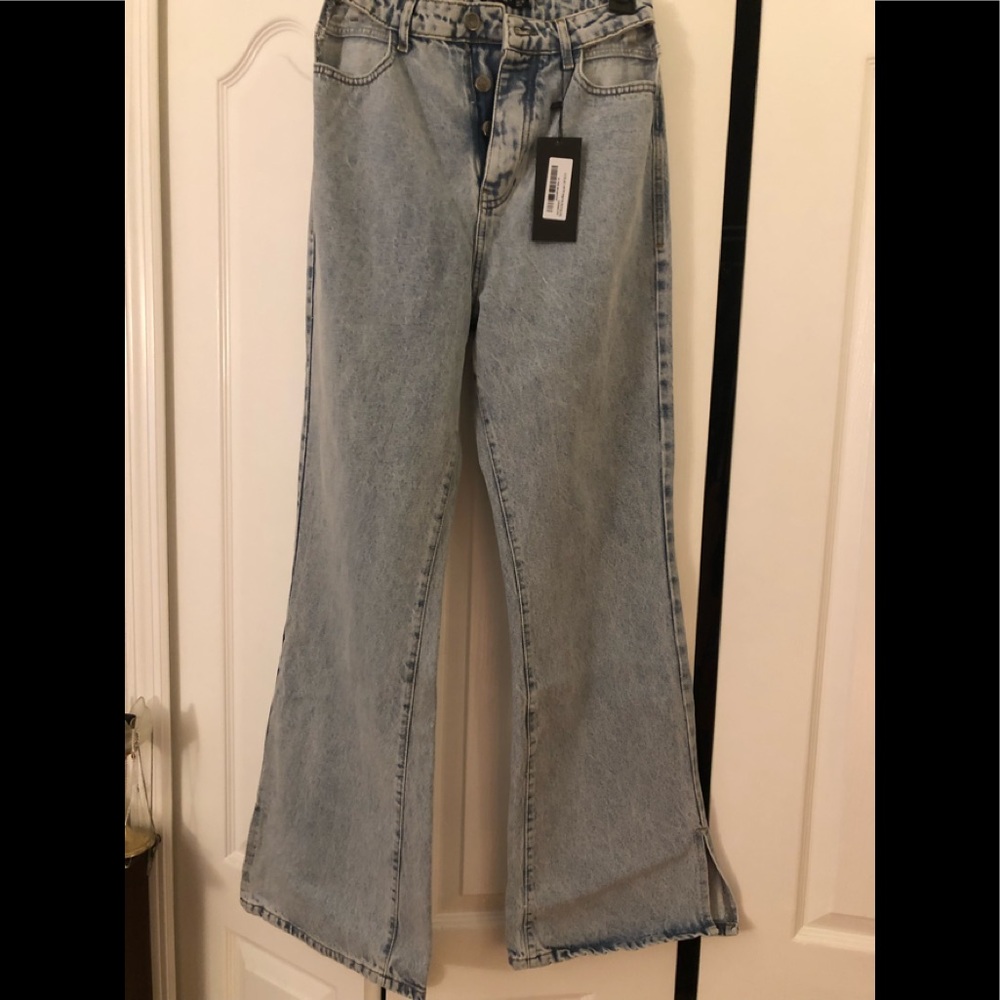 Nasty Gal cut out jeans